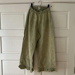 Rudy Jude Pillowcase Pants, Green Bean, xs